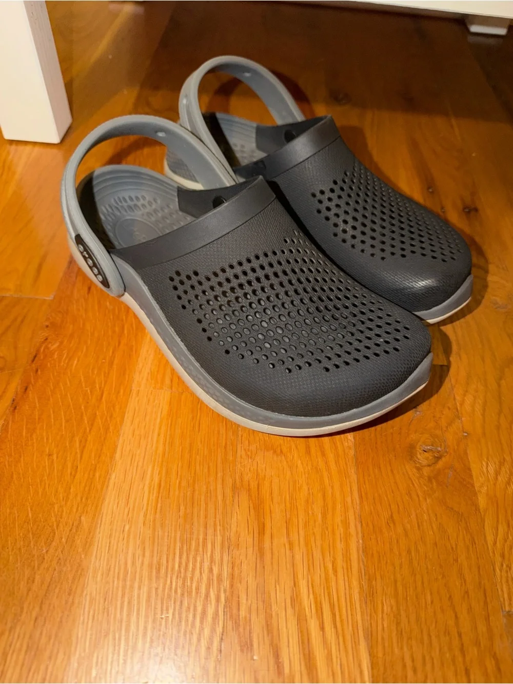 CROCS Kids Water Shoes in Black and Gray